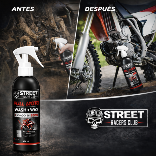 Lavado en seco para motos